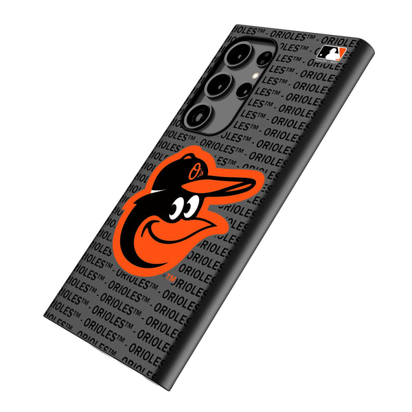 Baltimore Orioles Text Backdrop Galaxy MagSafe Compatible Phone Case Iso.Jpg