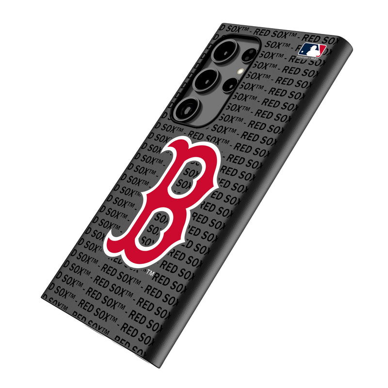 Boston Red Sox Text Backdrop Galaxy MagSafe Compatible Phone Case Iso.Jpg