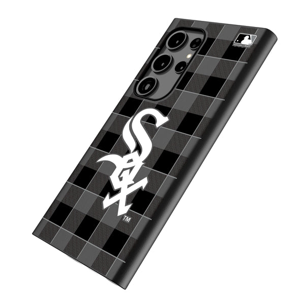 Chicago White Sox Plaid Galaxy MagSafe Compatible Phone Case Iso.Jpg