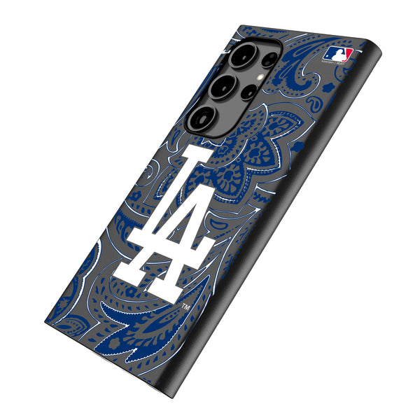 LA Dodgers Paisley Galaxy MagSafe Compatible Phone Case Iso.Jpg