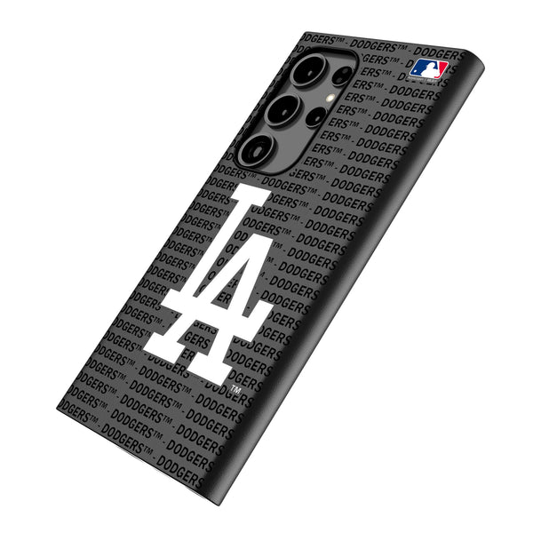 LA Dodgers Text Backdrop Galaxy MagSafe Compatible Phone Case Iso.Jpg