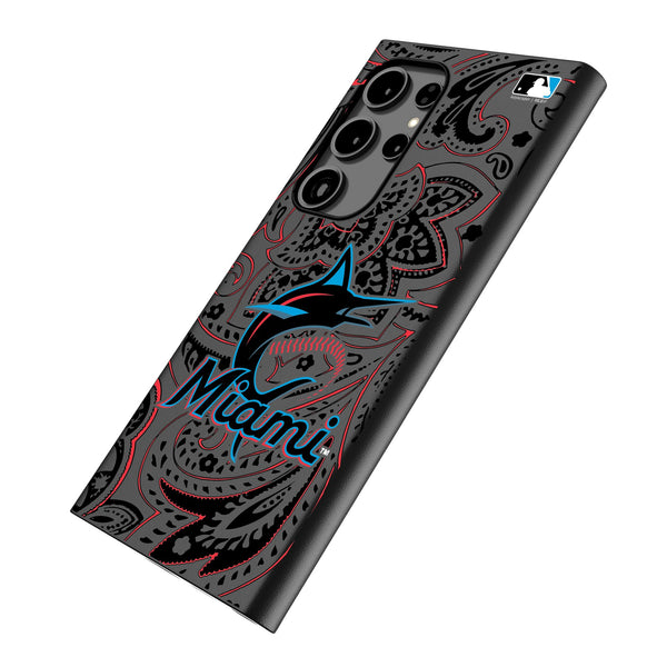 Miami Marlins Paisley Galaxy MagSafe Compatible Phone Case Iso.Jpg