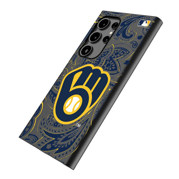 Milwaukee Brewers Paisley Galaxy MagSafe Compatible Phone Case Iso.Jpg