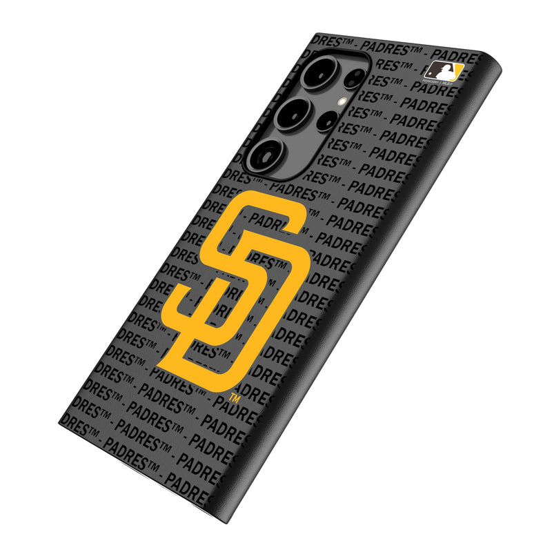 San Diego Padres Text Backdrop Galaxy MagSafe Compatible Phone Case Iso.Jpg