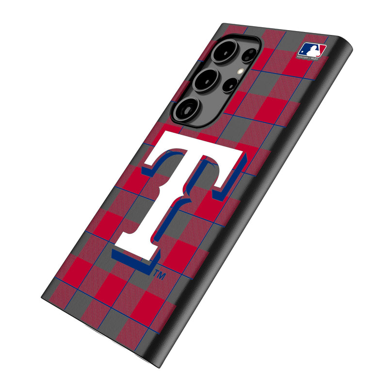 Texas Rangers Plaid Galaxy MagSafe Compatible Phone Case Iso.Jpg