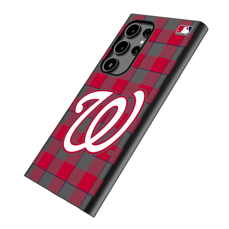 Washington Nationals Plaid Galaxy MagSafe Compatible Phone Case Iso.Jpg