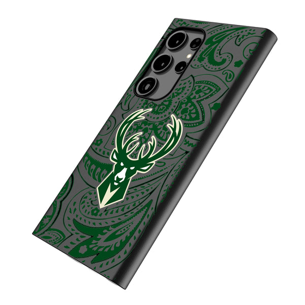 Milwaukee Bucks Paisley Galaxy MagSafe Compatible Phone Case Iso.Jpg