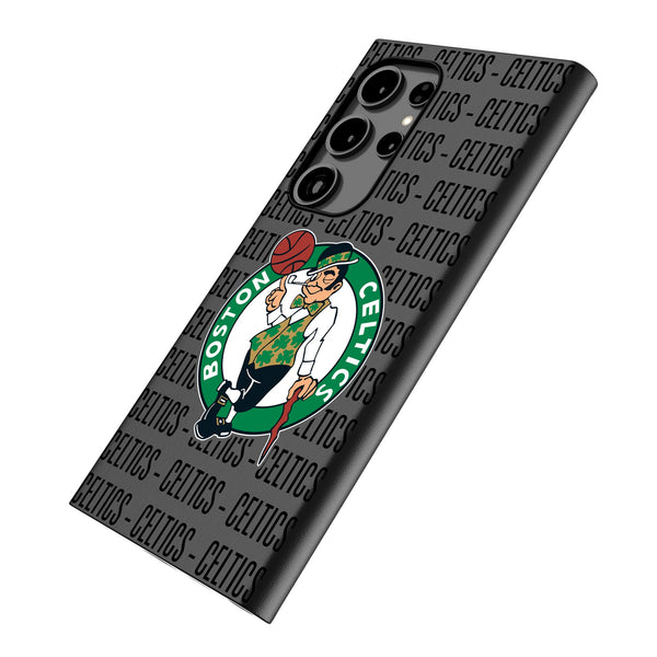 Boston Celtics Text Backdrop Galaxy MagSafe Compatible Phone Case Iso.Jpg