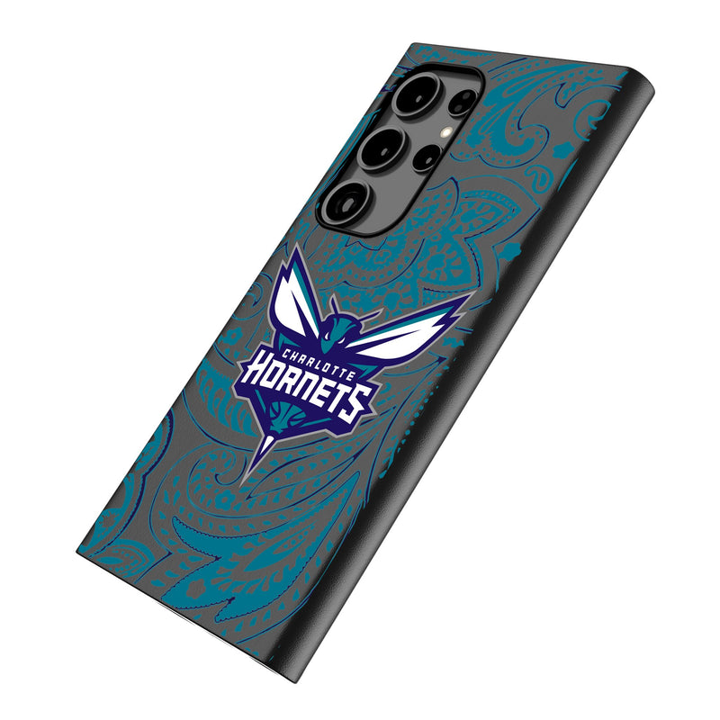 Charlotte Hornets Paisley Galaxy MagSafe Compatible Phone Case Iso.Jpg