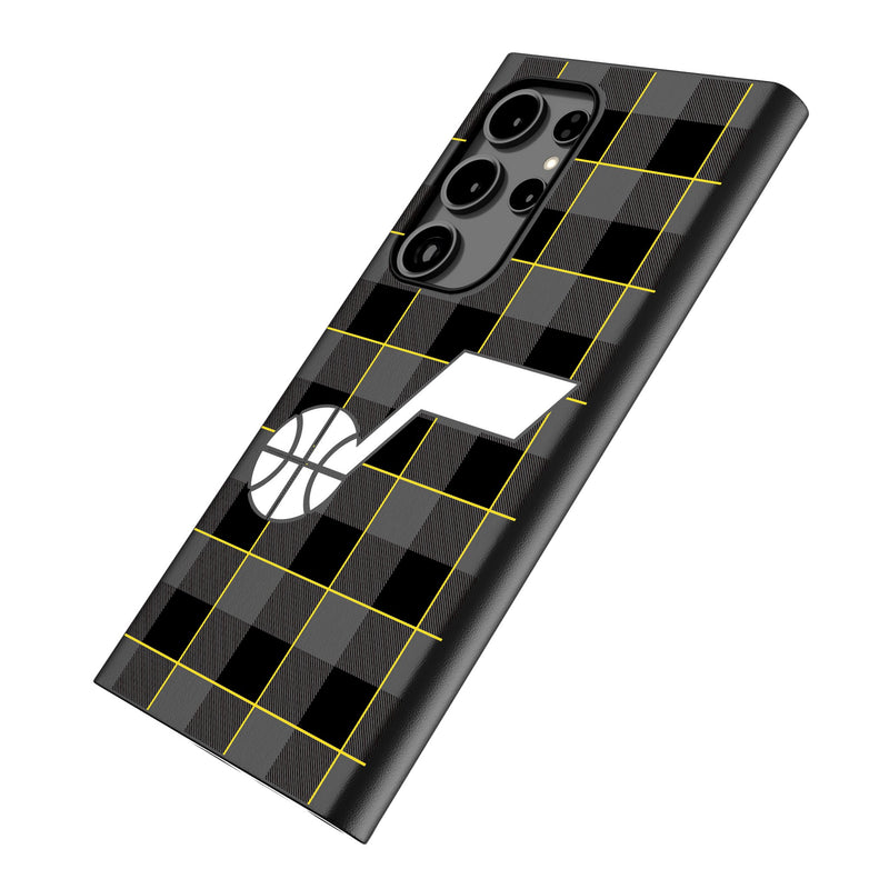 Utah Jazz Plaid Galaxy MagSafe Compatible Phone Case Iso.Jpg