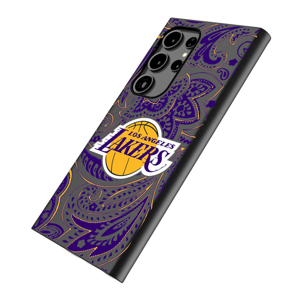 Los Angeles Lakers Paisley Galaxy MagSafe Compatible Phone Case Iso.Jpg