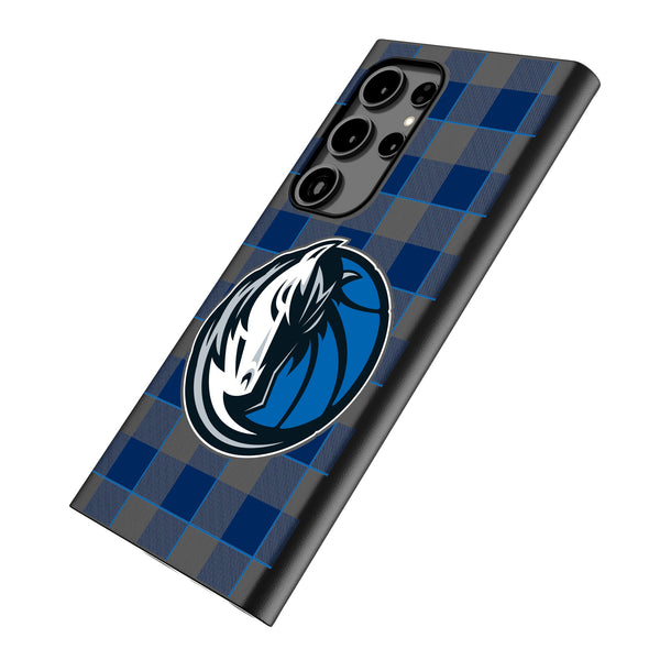 Dallas Mavericks Plaid Galaxy MagSafe Compatible Phone Case Iso.Jpg