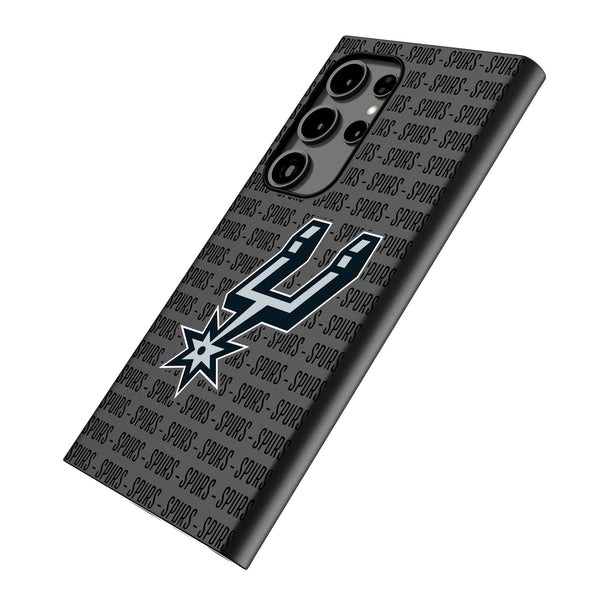 San Antonio Spurs Text Backdrop Galaxy MagSafe Compatible Phone Case Iso.Jpg