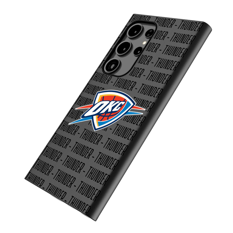 Oklahoma City Thunder Text Backdrop Galaxy MagSafe Compatible Phone Case Iso.Jpg