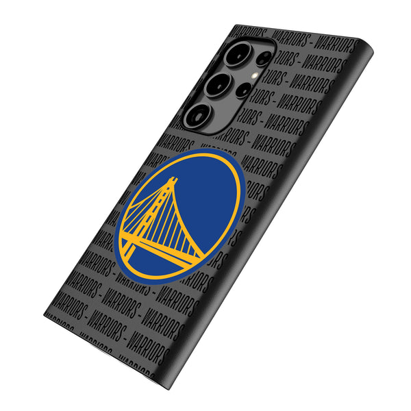 Golden State Warriors Text Backdrop Galaxy MagSafe Compatible Phone Case Iso.Jpg