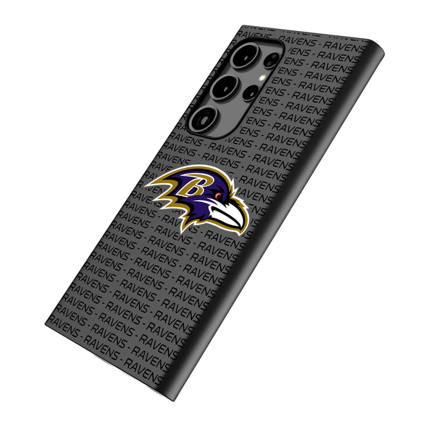 Baltimore Ravens Text Backdrop Galaxy MagSafe Compatible Phone Case Iso.Jpg