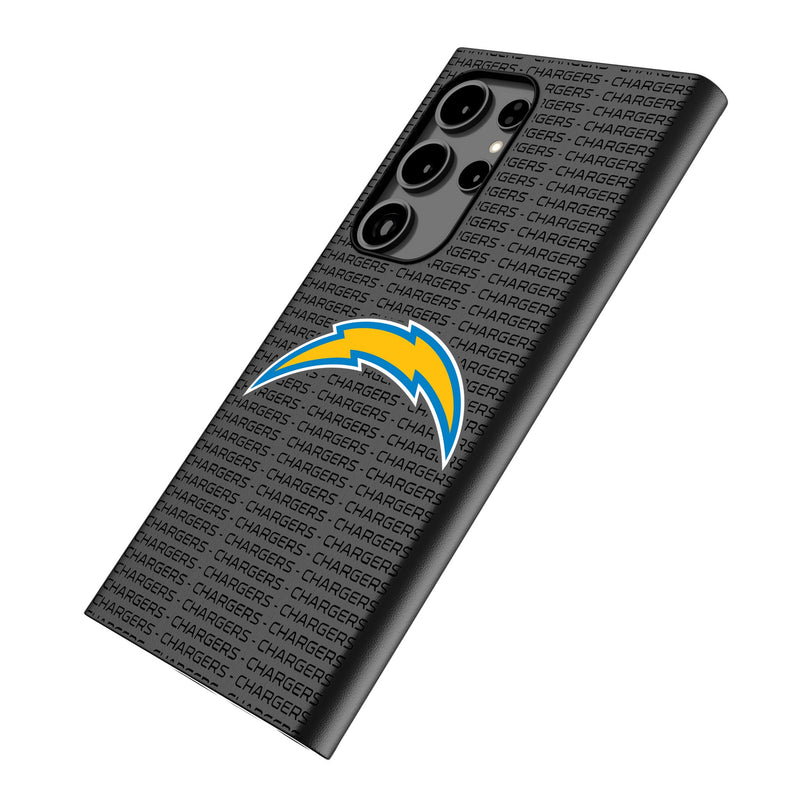 Los Angeles Chargers Text Backdrop Galaxy MagSafe Compatible Phone Case Iso.Jpg