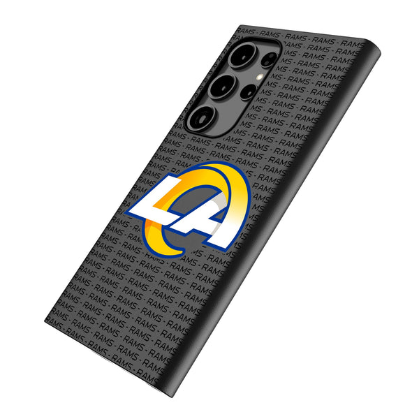 Los Angeles Rams Text Backdrop Galaxy MagSafe Compatible Phone Case Iso.Jpg