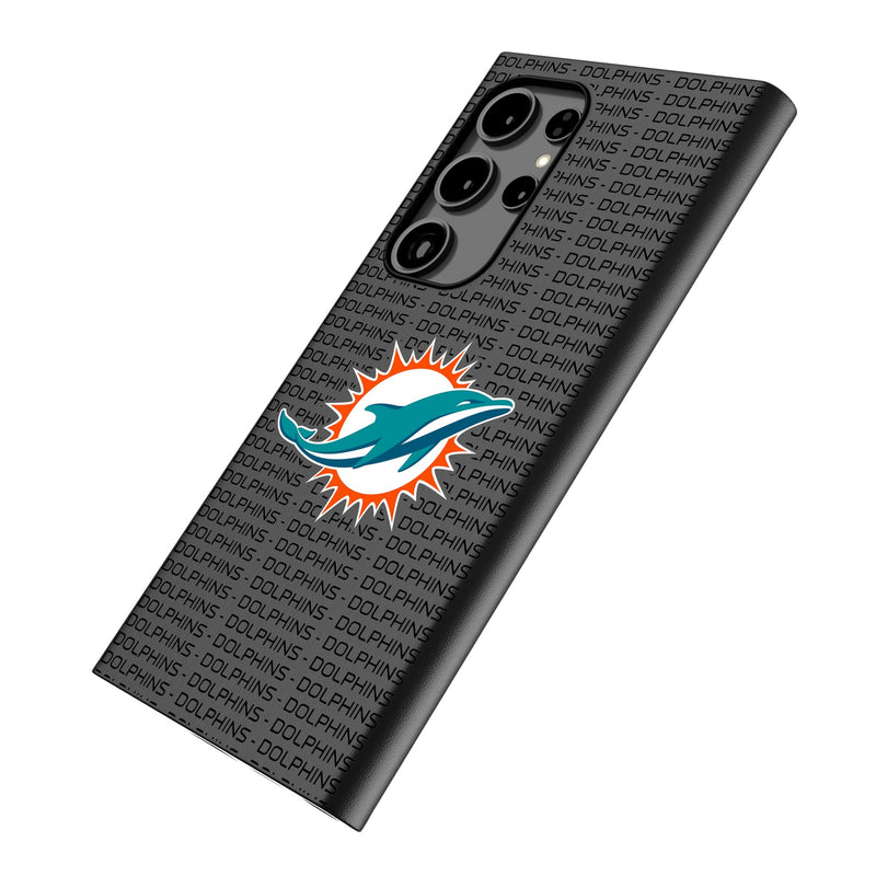 Miami Dolphins Text Backdrop Galaxy MagSafe Compatible Phone Case Iso.Jpg