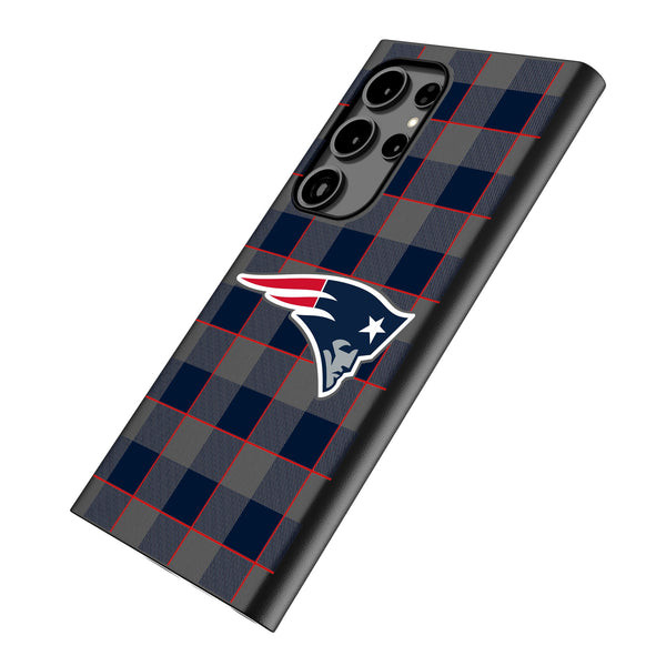 New England Patriots Plaid Galaxy MagSafe Compatible Phone Case Iso.Jpg