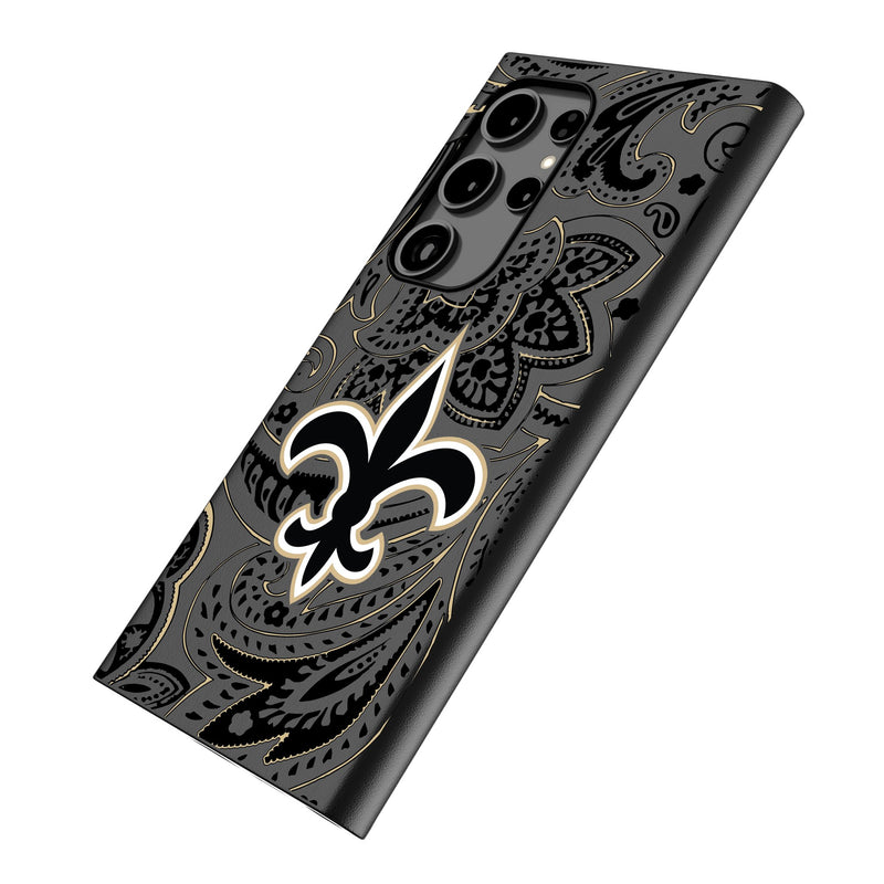 New Orleans Saints Paisley Galaxy MagSafe Compatible Phone Case Iso.Jpg