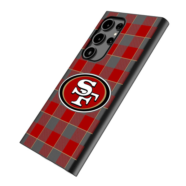 San Francisco 49ers Plaid Galaxy MagSafe Compatible Phone Case Iso.Jpg