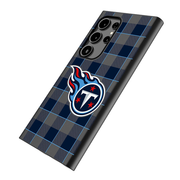 Tennessee Titans Plaid Galaxy MagSafe Compatible Phone Case Iso.Jpg