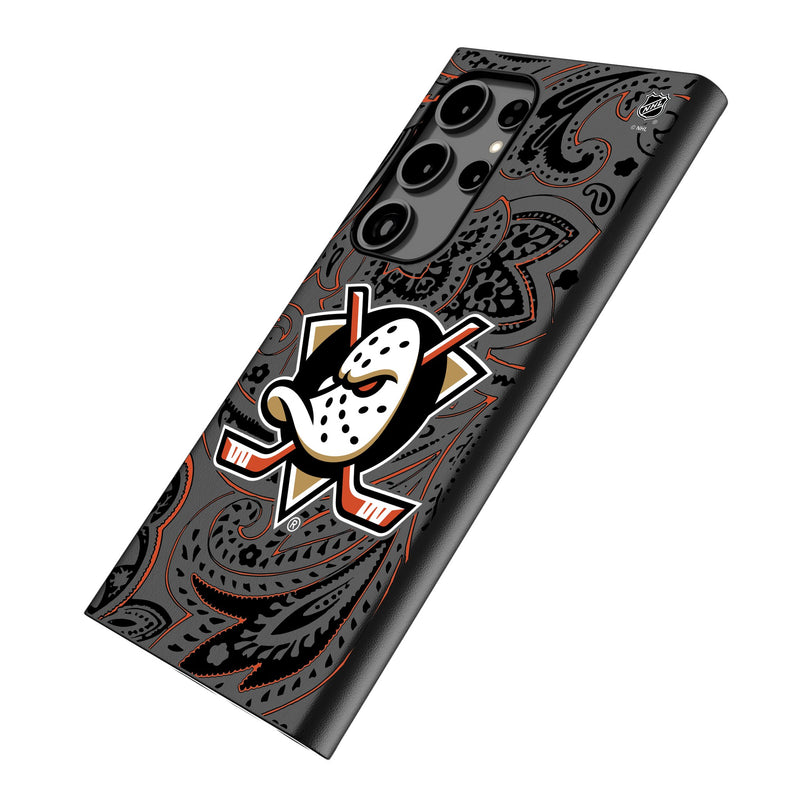 Anaheim Ducks Paisley Galaxy MagSafe Compatible Phone Case Iso.Jpg