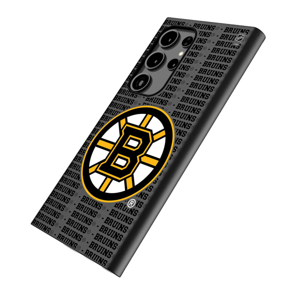 Boston Bruins Text Backdrop Galaxy MagSafe Compatible Phone Case Iso.Jpg