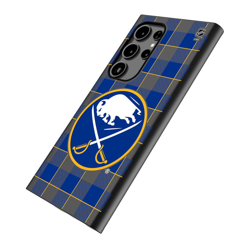 Buffalo Sabres Plaid Galaxy MagSafe Compatible Phone Case Iso.Jpg