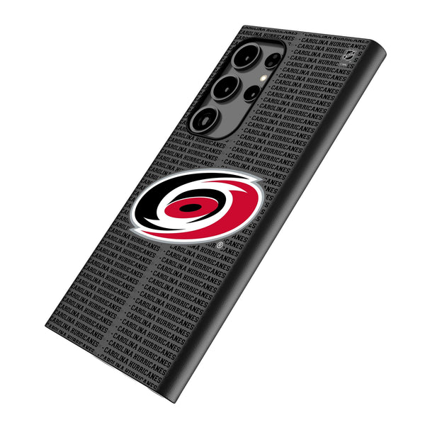 Carolina Hurricanes Text Backdrop Galaxy MagSafe Compatible Phone Case Iso.Jpg