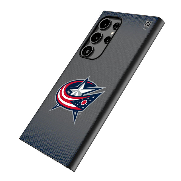 Columbus Blue Jackets Linen Galaxy MagSafe Compatible Phone Case Iso.Jpg