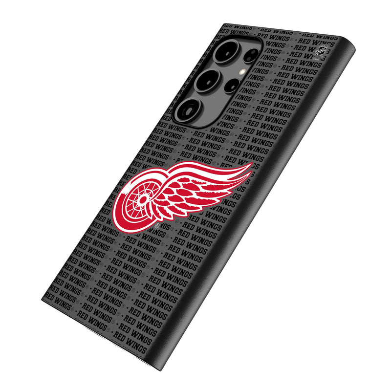 Detroit Red Wings Text Backdrop Galaxy MagSafe Compatible Phone Case Iso.Jpg