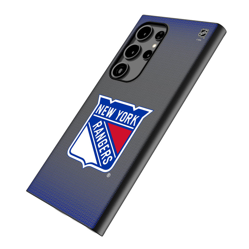 New York Rangers Linen Galaxy MagSafe Compatible Phone Case Iso.Jpg