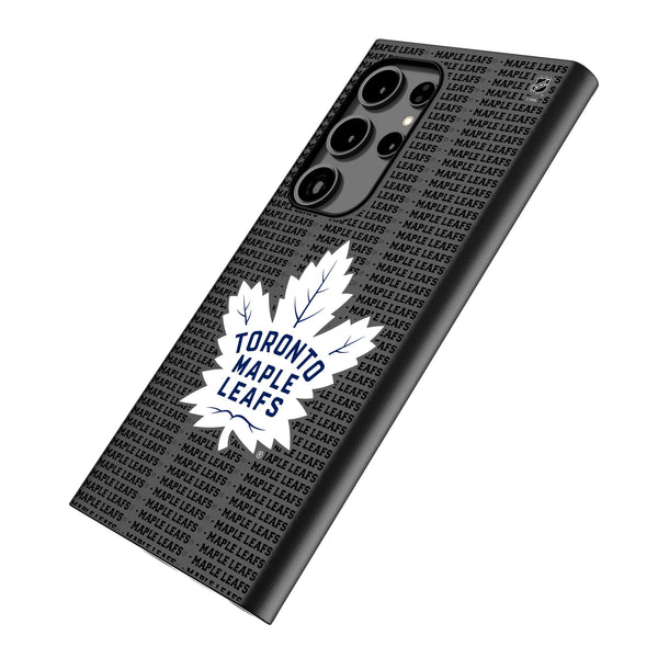 Toronto Maple Leafs Text Backdrop Galaxy MagSafe Compatible Phone Case Iso.Jpg