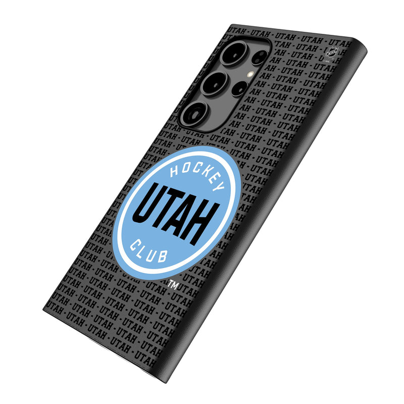 Utah Hockey Club Text Backdrop Galaxy MagSafe Compatible Phone Case Iso.Jpg