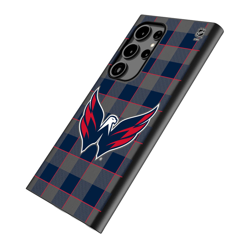 Washington Capitals Plaid Galaxy MagSafe Compatible Phone Case Iso.Jpg