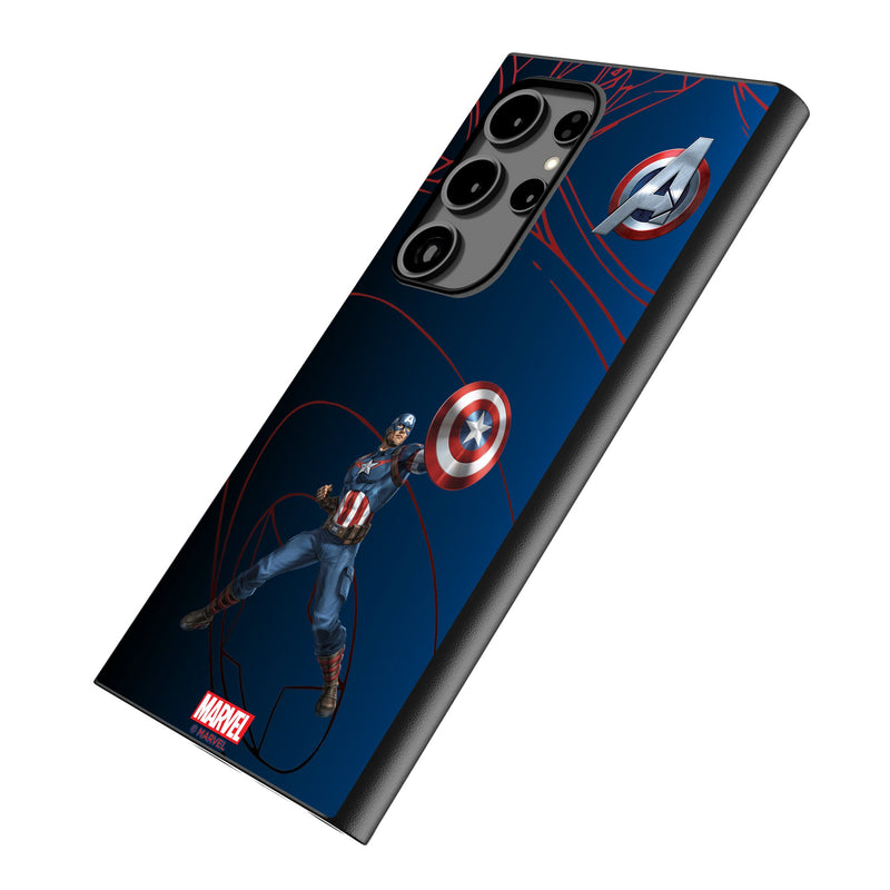 Marvel Avengers Captain America MechLine Galaxy MagSafe Compatible Phone Case Iso.Jpg