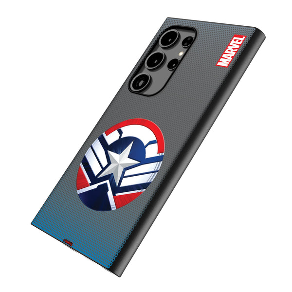 Marvel Avengers Sam Wilson Captain America Grid Galaxy MagSafe Compatible Phone Case Iso.Jpg