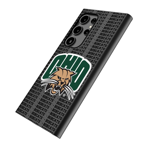 Ohio University Bobcats Text Backdrop Galaxy MagSafe Compatible Phone Case Iso.Jpg