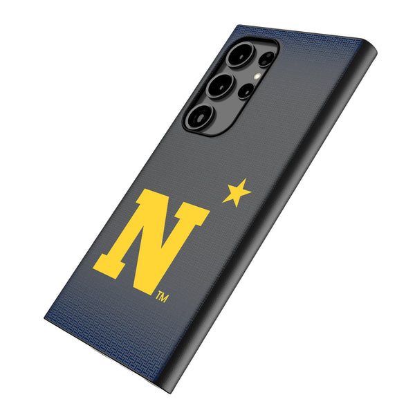 United State Naval Academy Midshipmen Linen Galaxy MagSafe Compatible Phone Case Iso.Jpg