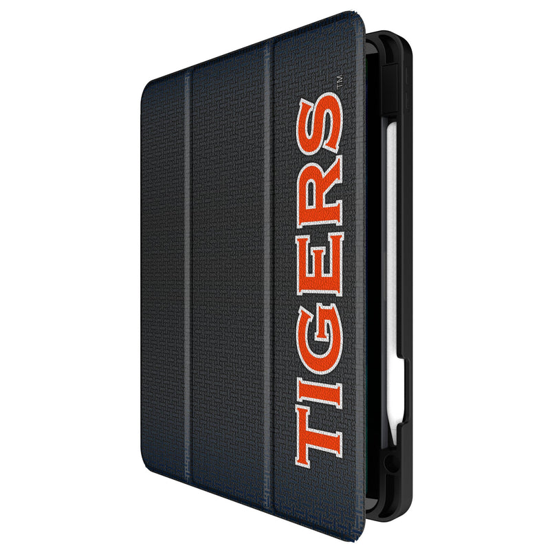 University of Auburn Tigers Linen iPad Tablet Case Front.Jpg