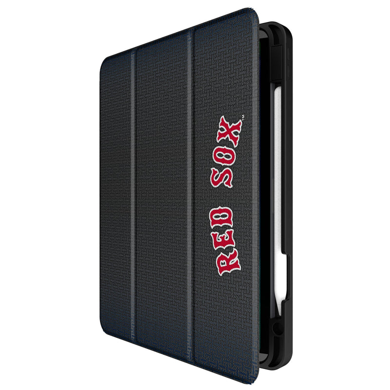 Boston Red Sox Linen iPad Tablet Case Front.Jpg