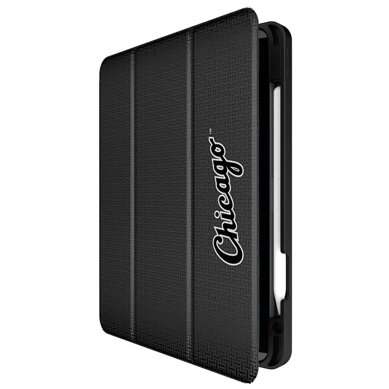 Chicago White Sox Linen iPad Tablet Case Front.Jpg