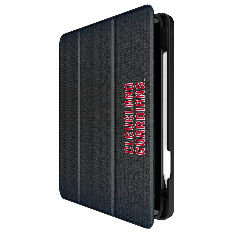 Cleveland Guardians Linen iPad Tablet Case Front.Jpg