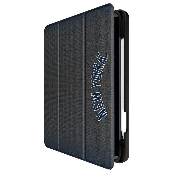 New York Yankees Linen iPad Tablet Case Front.Jpg