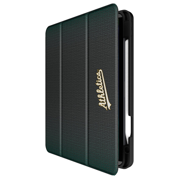 Oakland Athletics Linen iPad Tablet Case Front.Jpg