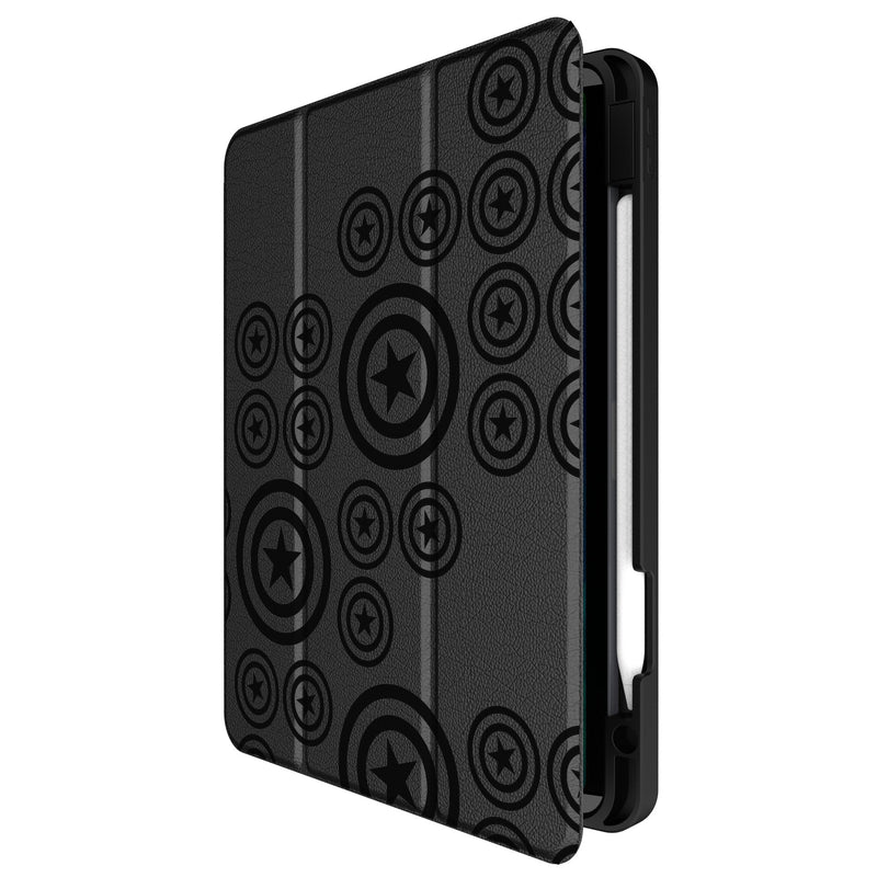 Marvel Avengers Captain America Sigil iPad Tablet Case Front.Jpg