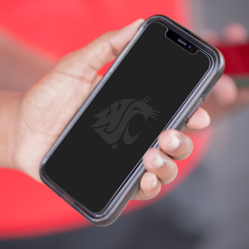 Washington State University Cougars Standard iPhone Privacy Screen Protector Lifestyle.Jpg