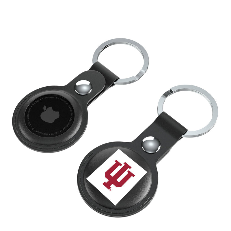 Indiana University Hoosiers Insignia AirTag Black Airtag Holder 2-Pack Iso.Jpg